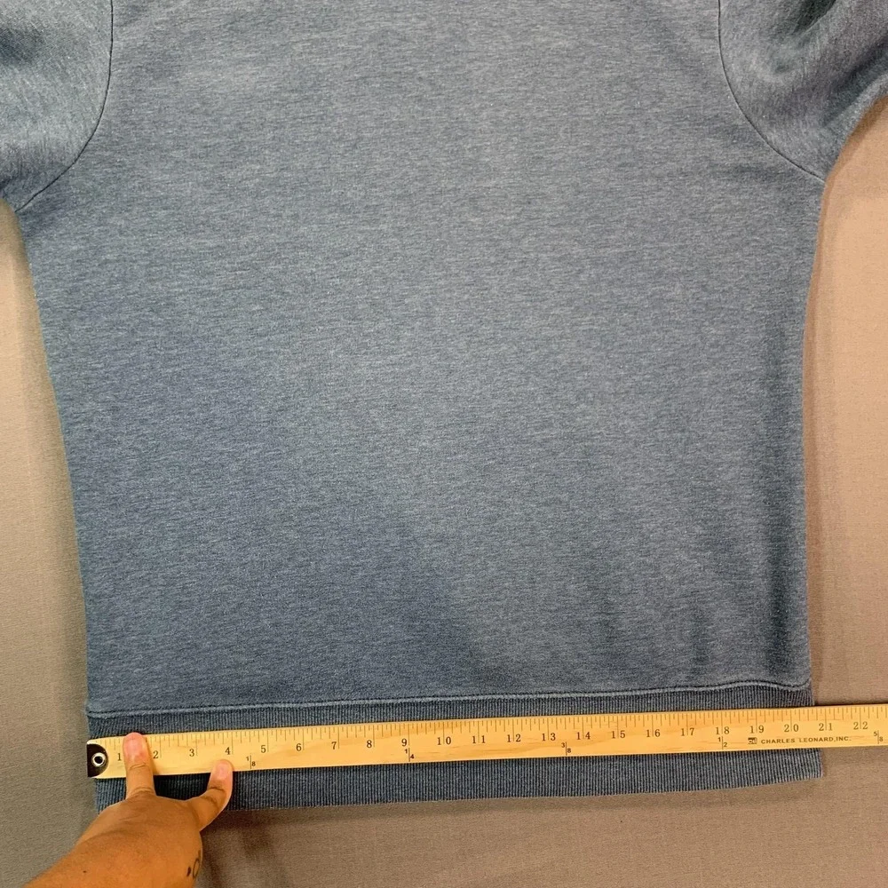 The‎ North Face Hoodie Mens Medium Blue Fleece Pullover Never Stop Exploring